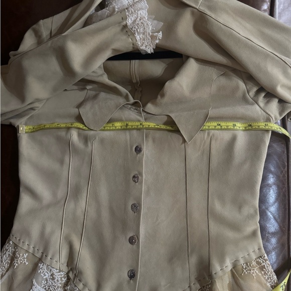 Free people storm warning lambskin jacket szS, New no tag - Picture 11 of 12